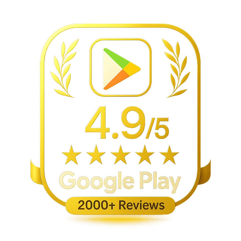 Play Store Rating 4.8